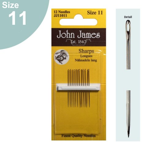 Hand Sewing Needles Sharps Size 11